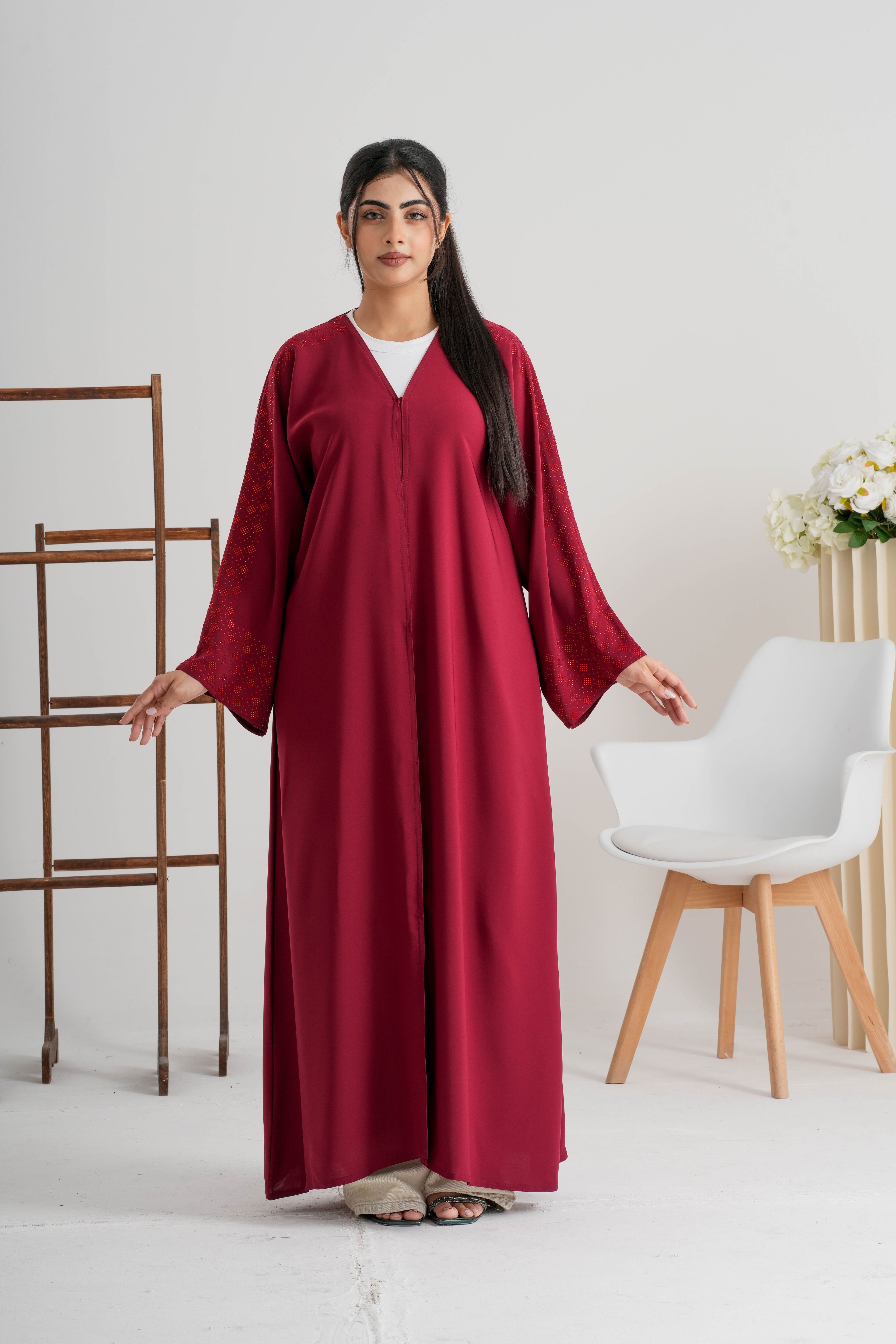 Abaya Rose Flame
