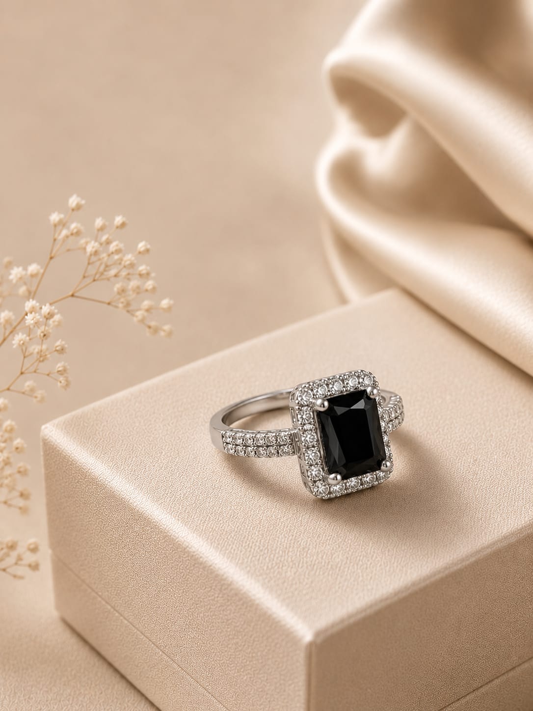 Midnight Halo Ring