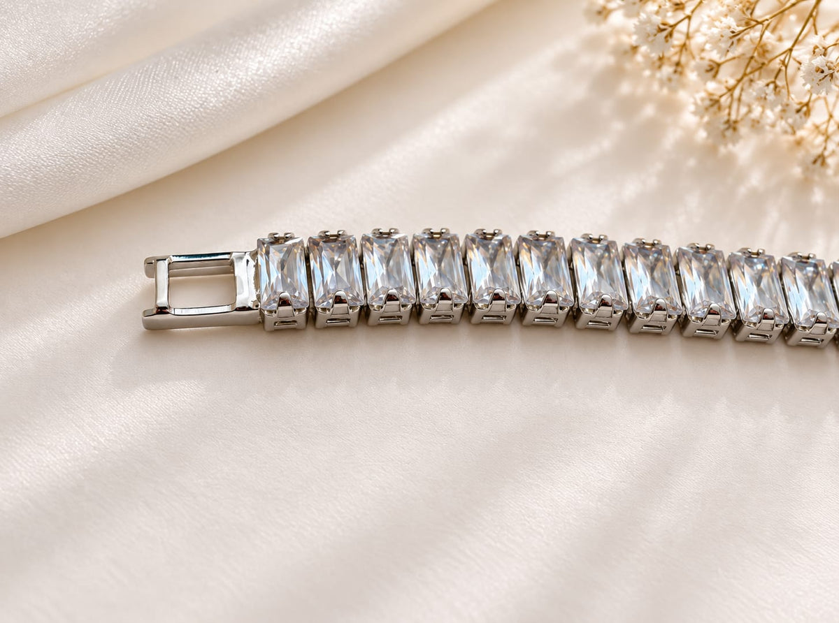 Crystal Cascade Bracelet