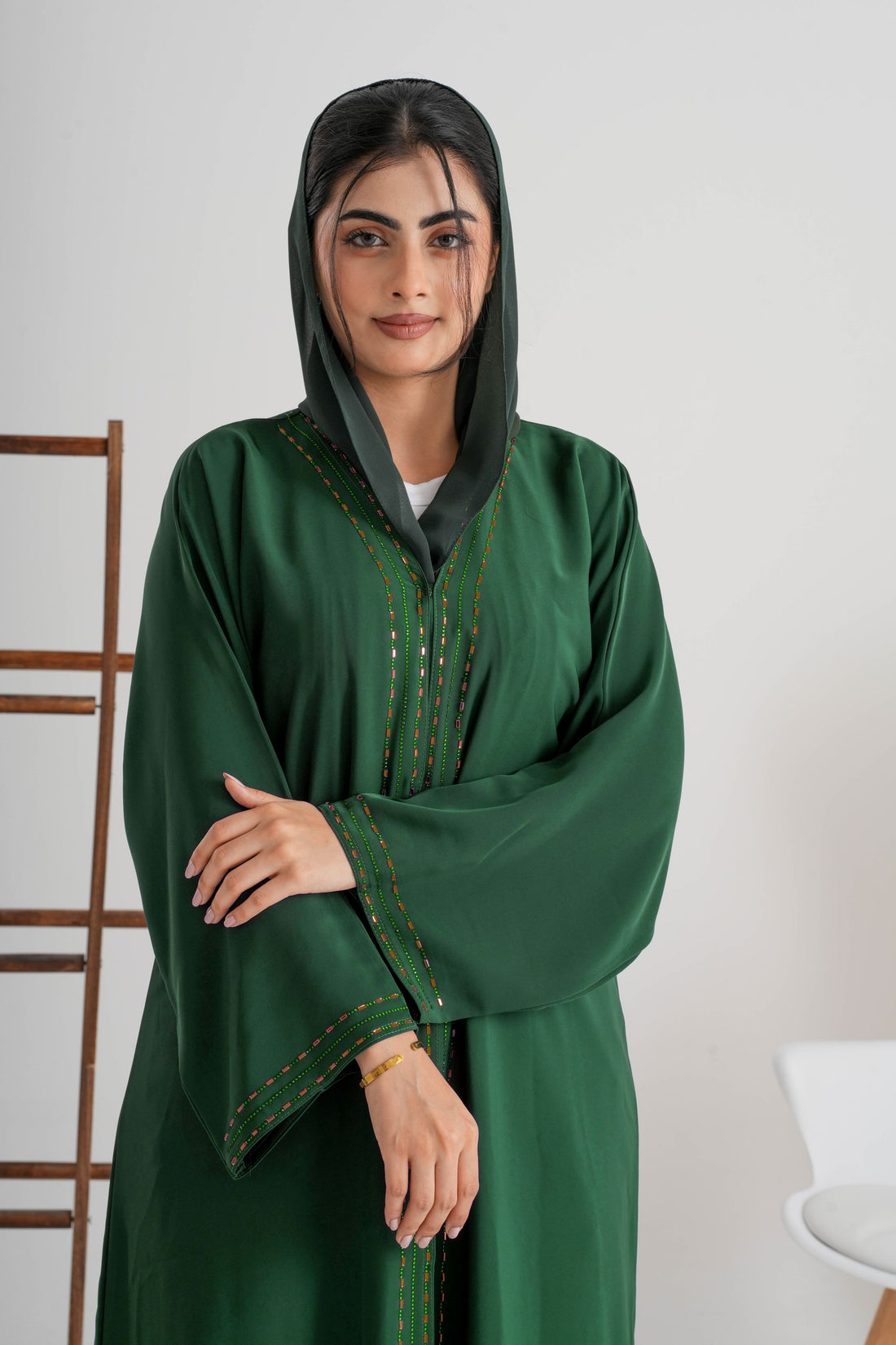 Abaya Amerald green