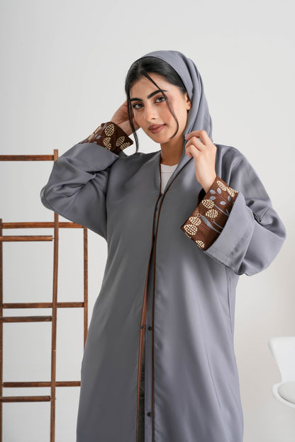 Abaya Silver Moon