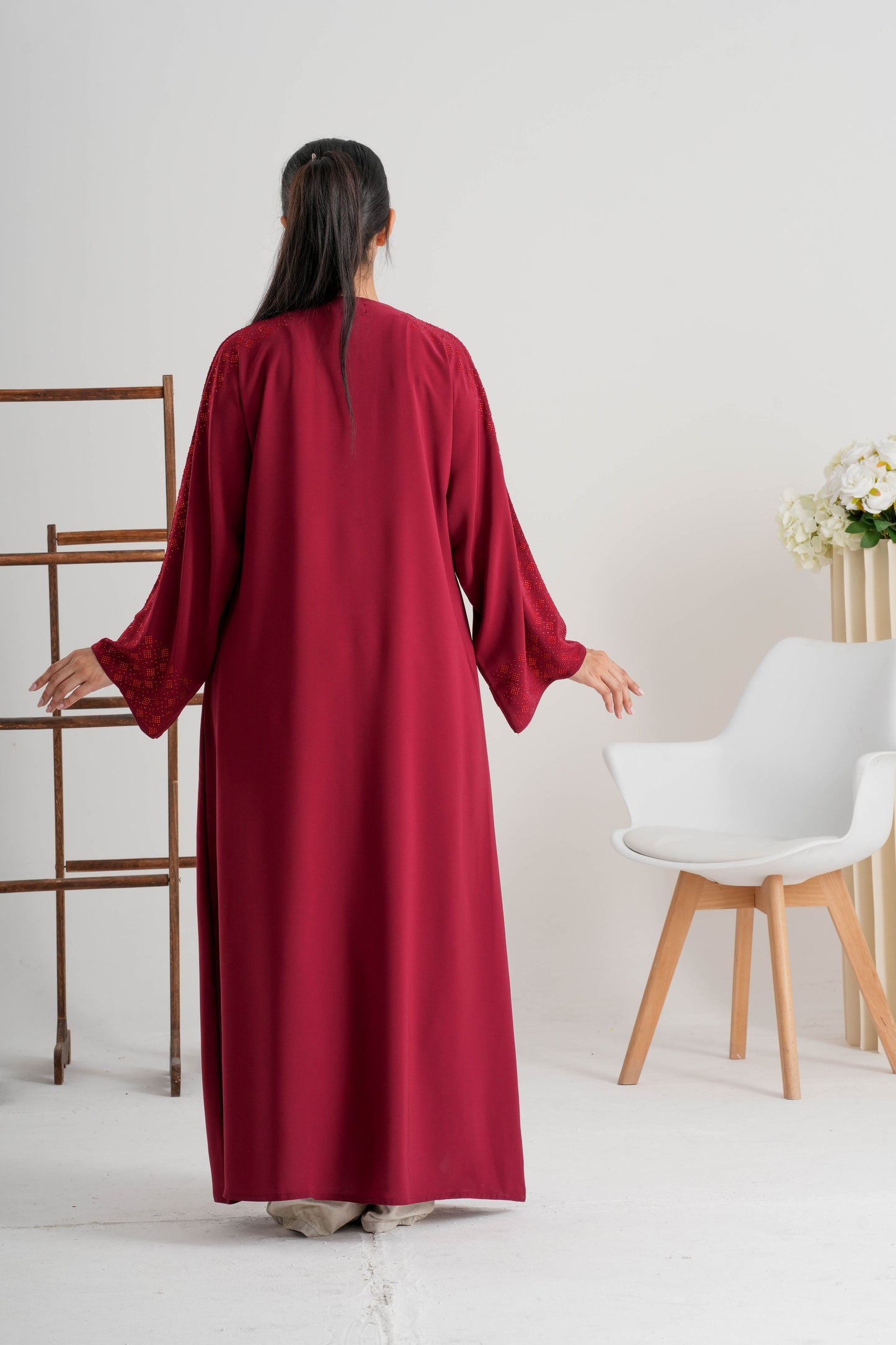 Abaya Rose Flame