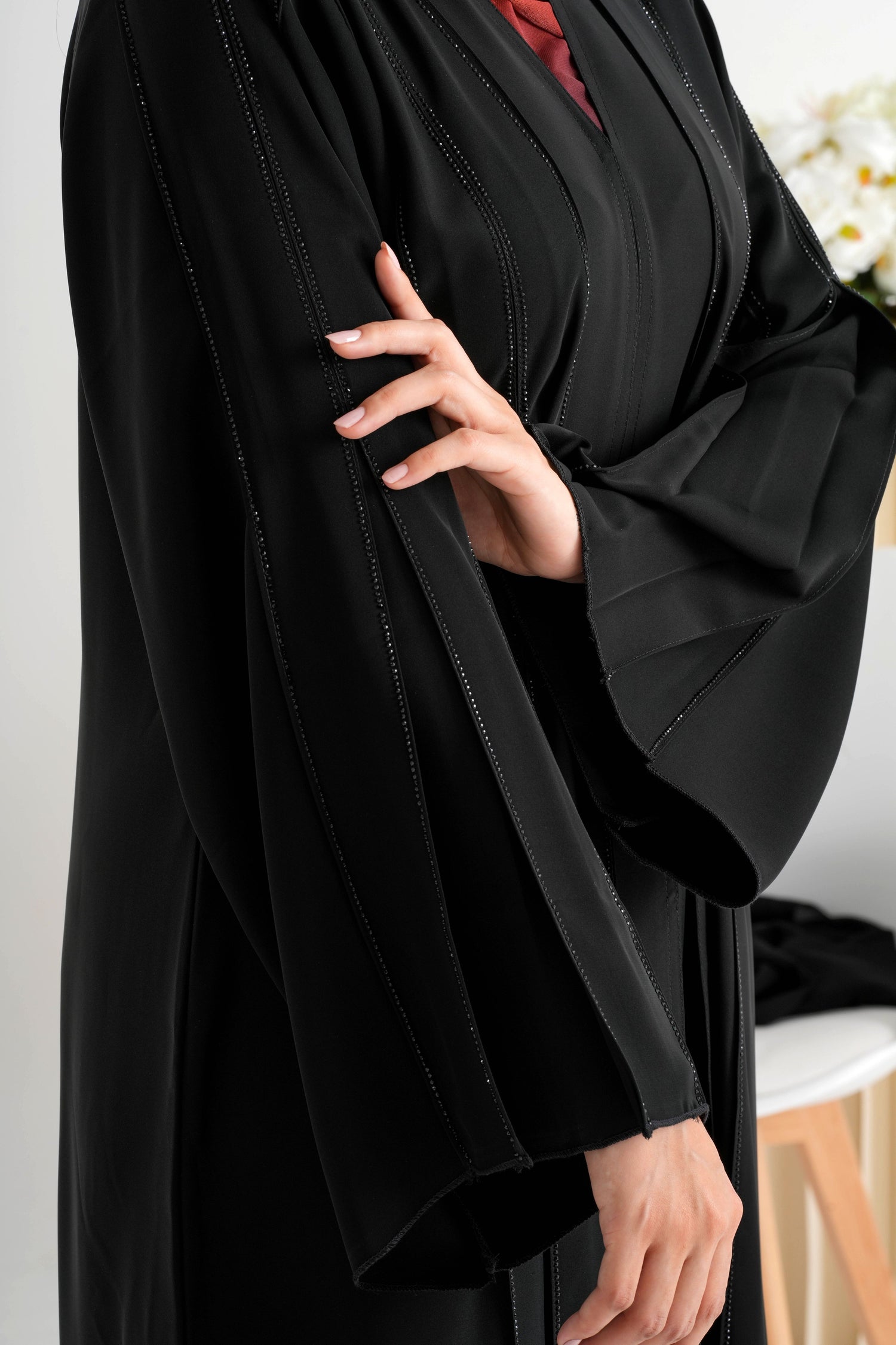 Abaya Black Nida