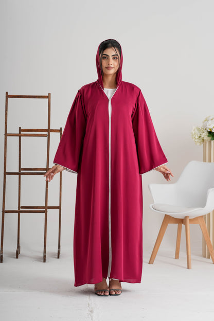 Abaya Raspberry Bloom