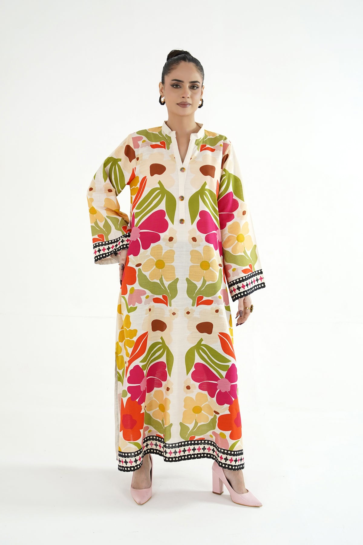 Kaftan Ivory Bloom