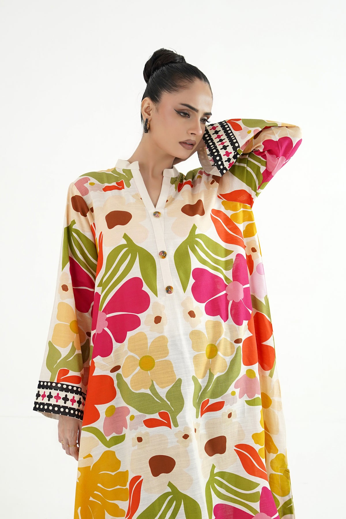Kaftan Ivory Bloom