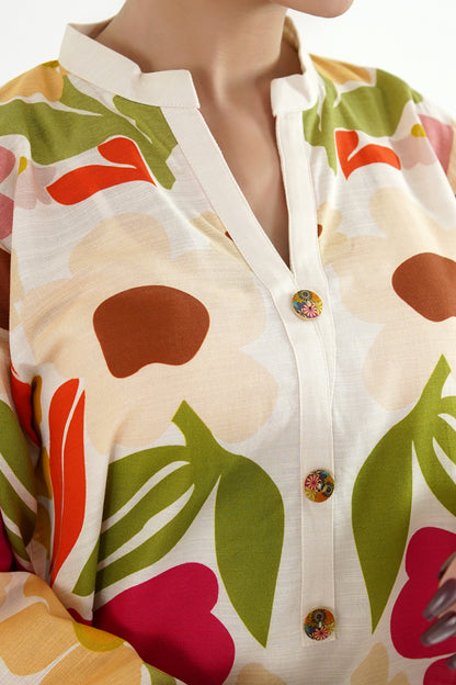 Kaftan Ivory Bloom