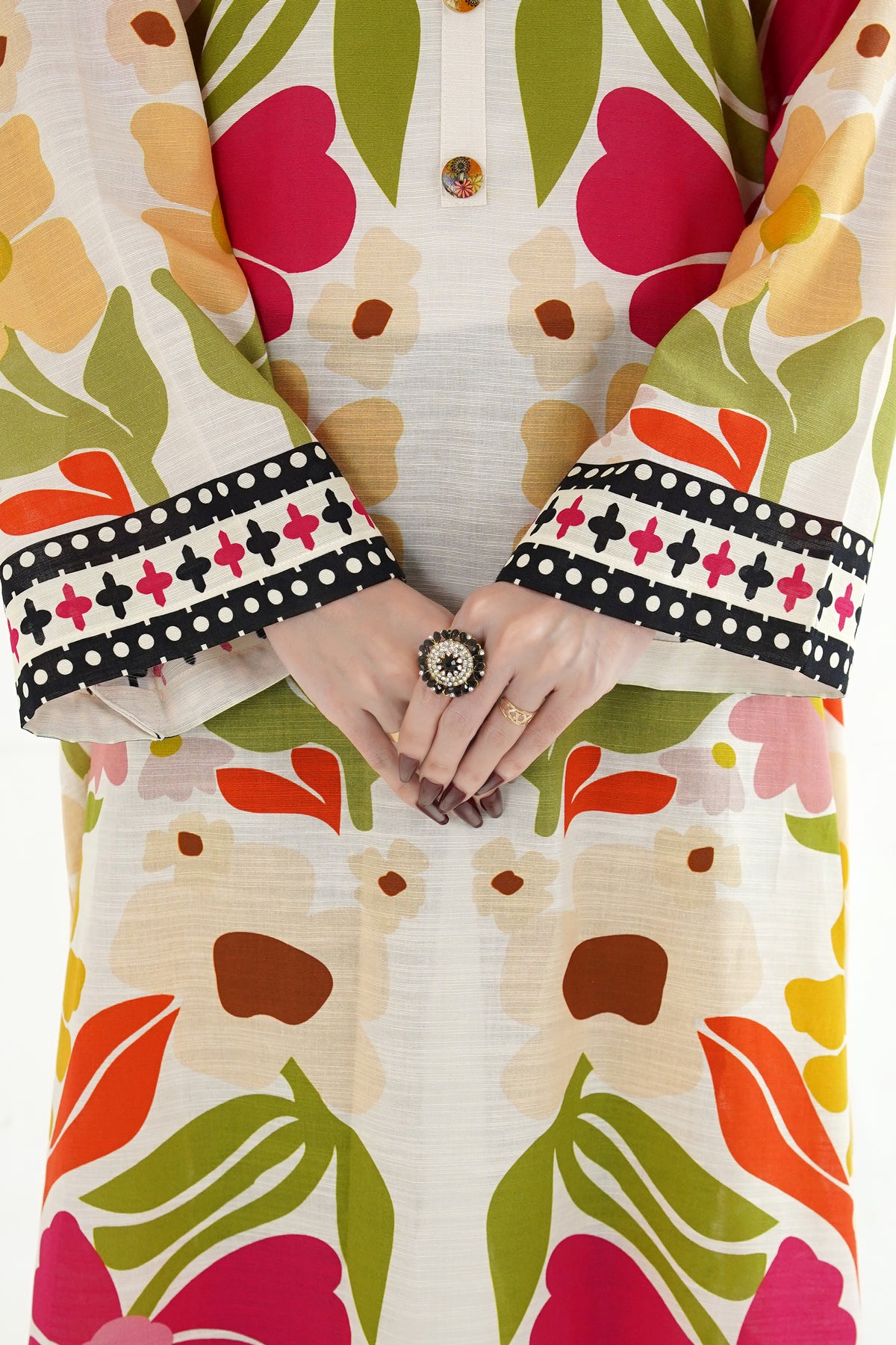 Kaftan Ivory Bloom