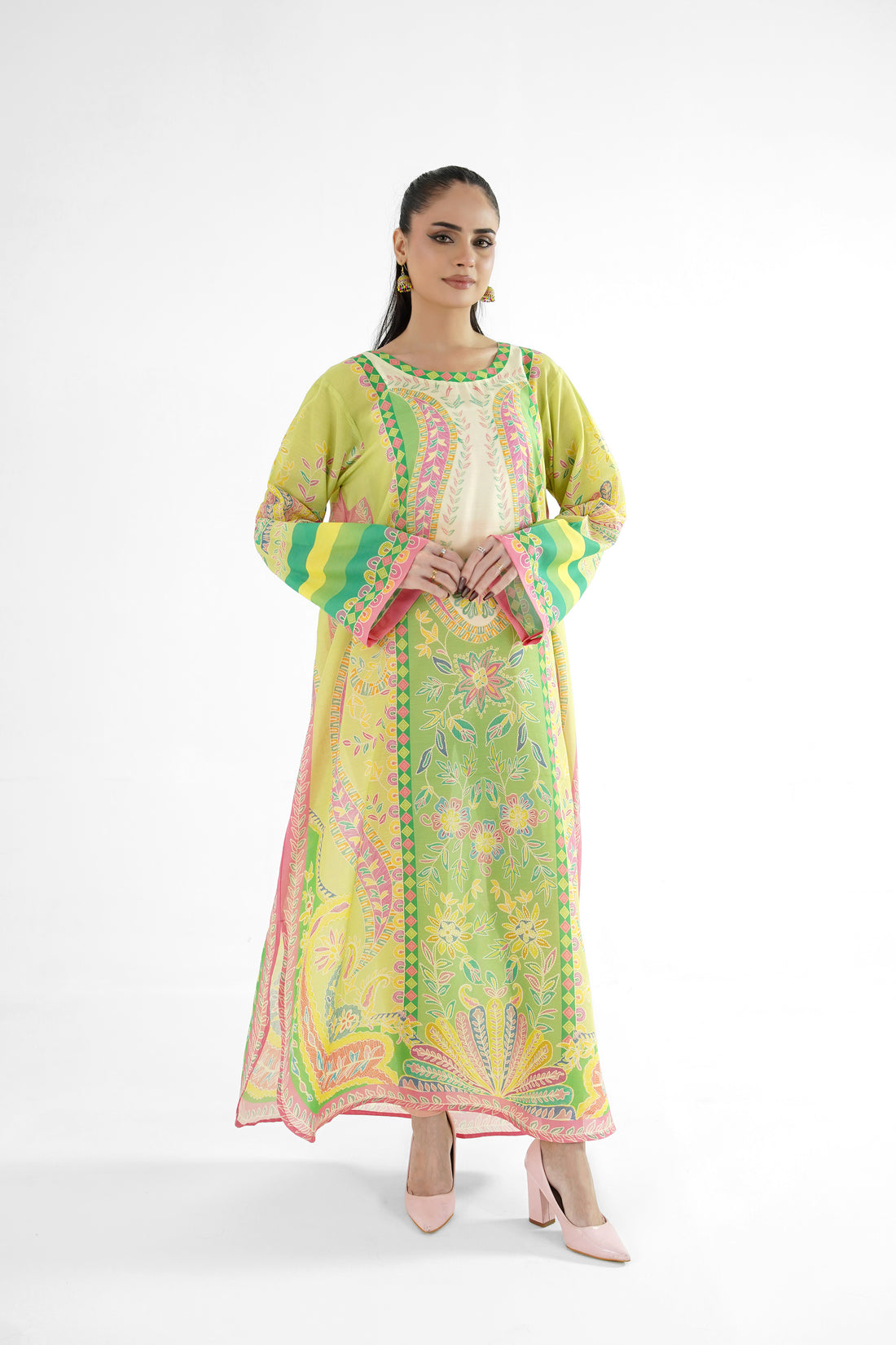 Kaftan Lime Bloom