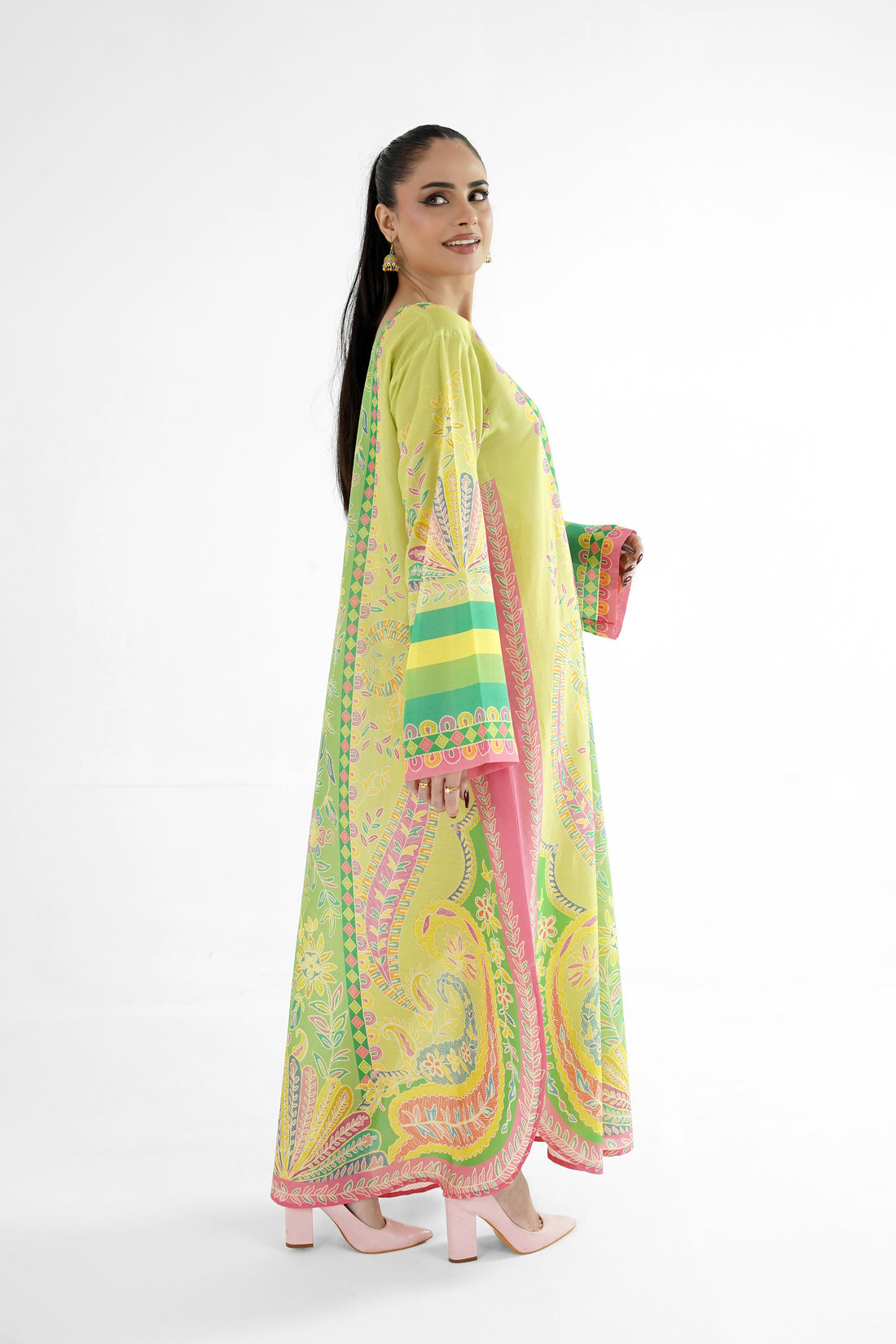 Kaftan Lime Bloom