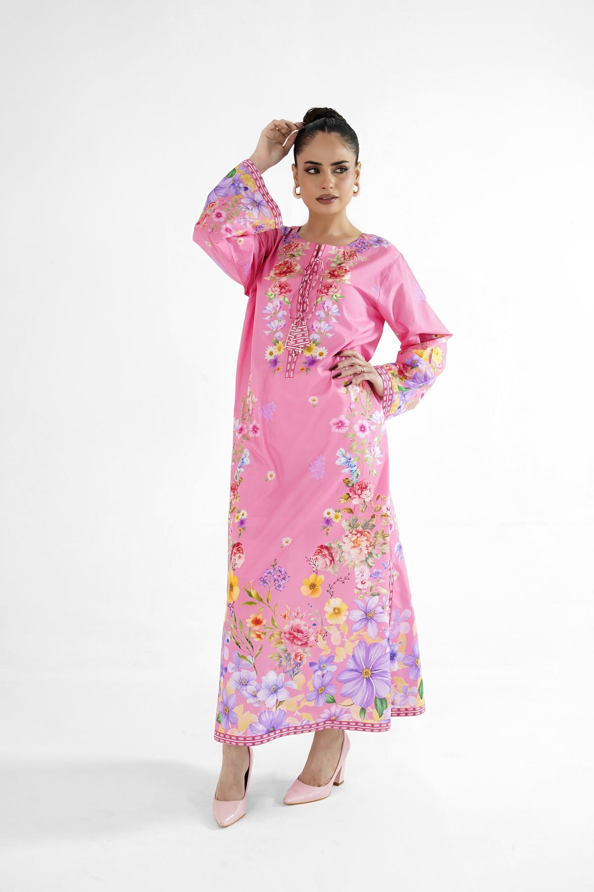 Kaftan Pink Blossom