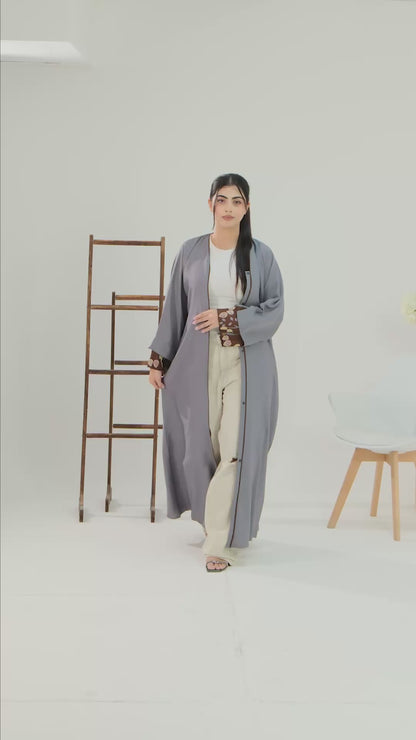 Abaya Silver Moon